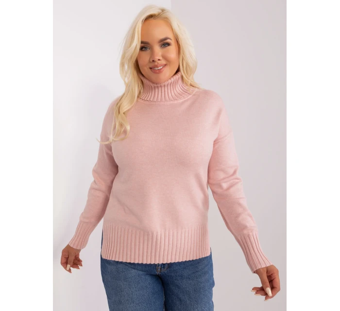 Sweter PM SW PM model 18948911 jasny różowy - FPrice Sweter PM SW PM model 18948911 jasny różowy - FPrice