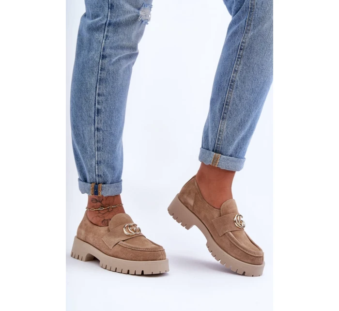 Poltopánky na podpätku model 186417 Step in style