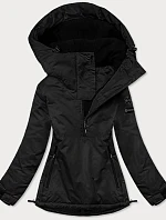 Dámska zimná bunda klokanka čierna (b2361)