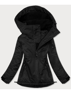 Čierna dámska zimná klokanie bunda (B2361)