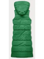 Hrubšia zelená dámska vesta (23-008) Hrubšia zelená dámska vesta (23-008)