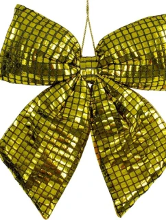 ZLATÁ DEKORAČNÁ KARTA 30x34 cm MICA