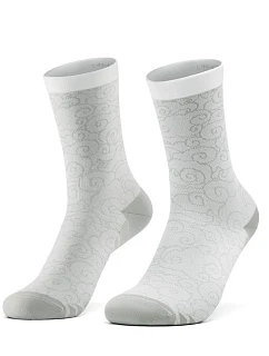 Cyklistické ponožky  ROAD TO SKY cm – bílé model 22290398 - Rockbros