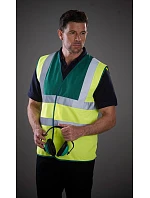 Bezpečnostná vesta Yoko HVW 100 Hi-Vis 79.W100, nebovo modrá Bezpečnostná vesta Yoko HVW 100 Hi-Vis 79.W100, nebovo modrá