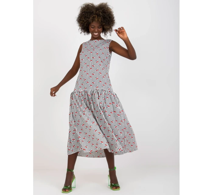 Šaty LK SK 506986 1.89 biela a čierna Šaty LK SK 506986 1.89 biela a čierna