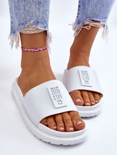 Dámske papuče Big Star - biele