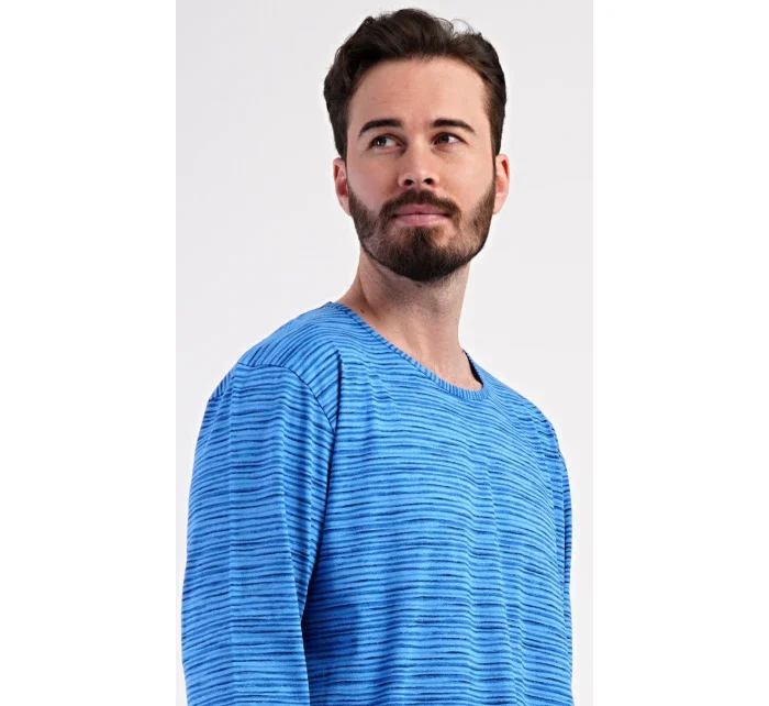 Pánská noční košile s dlouhým rukávem model 20851311 - Vienetta MAN