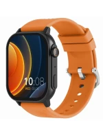 Chytré hodinky model 21805513 Oranžový silikonový řemínek + černý náramek - Gravity Chytré hodinky model 21805513 Oranžový silikonový řemínek + černý náramek - Gravity
