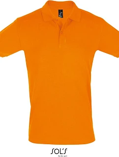 SOL'S Perfect Men Pánske polo tričko z piké 25.1134 oranžové