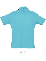 SOL'S Summer II Piqué polo model 22536604 atoll blue SOL'S Summer II Piqué polo model 22536604 atoll blue