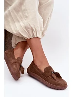 Barefoot z přírodního semiše hnědé model 22356054 - Zazoo Barefoot z přírodního semiše hnědé model 22356054 - Zazoo