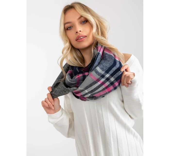 Tunelový šál AT KM 1402.20 šedoružová