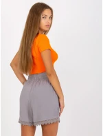Šortky model 17507090 šedá - FPrice Šortky model 17507090 šedá - FPrice