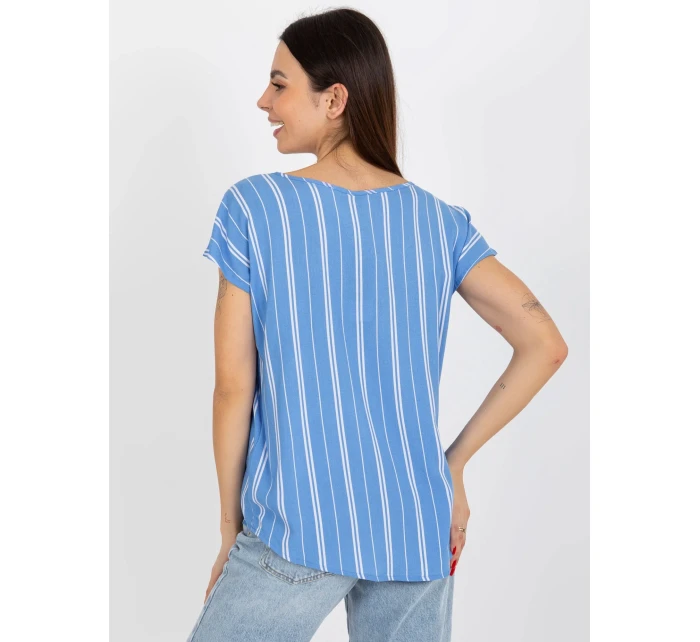 Dámska blúzka D73771R10978Q modrá - FPrice