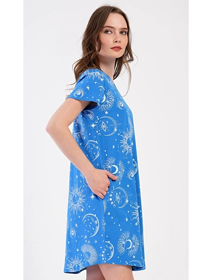 Dámské domácí šaty s krátkým rukávem model 22407144 - Vienetta