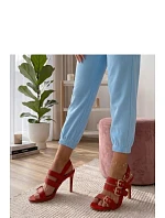 Sandále na podpätku model 227276 Solea