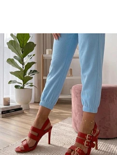 Sandále na podpätku model 227276 Solea