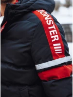 Pánská prošívaná zimní bunda tmavě modrá Dstreet model 21971567 - FashionStreet