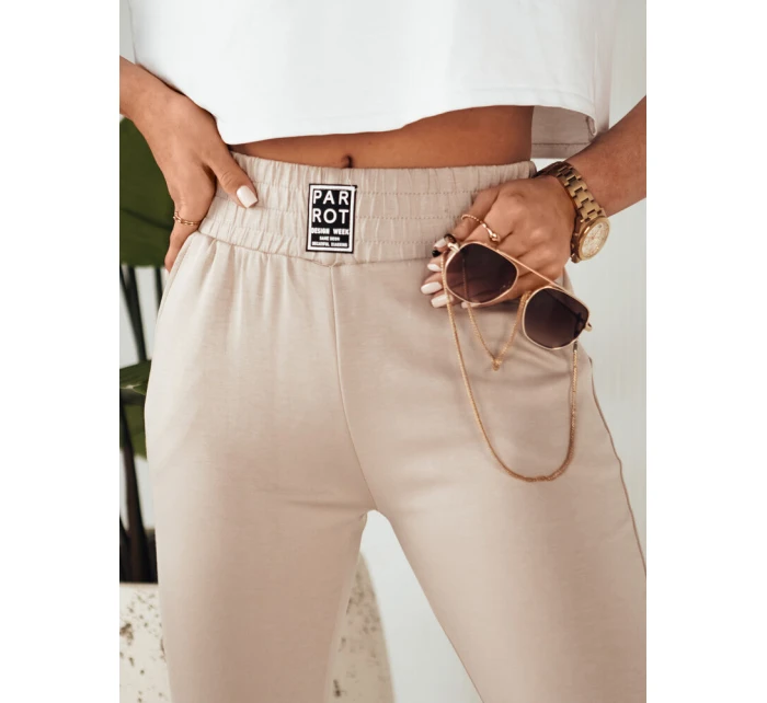 Dámské tepláky béžové Dstreet model 21972348 - FashionStreet