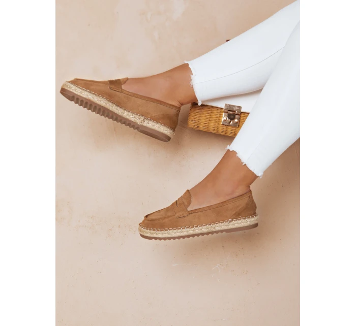 Dámské espadrilky camel Dstreet model 21983723 - FashionStreet