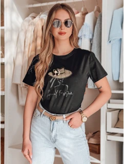 Dámské tričko s potiskem černá Dstreet model 21986824 - FashionStreet