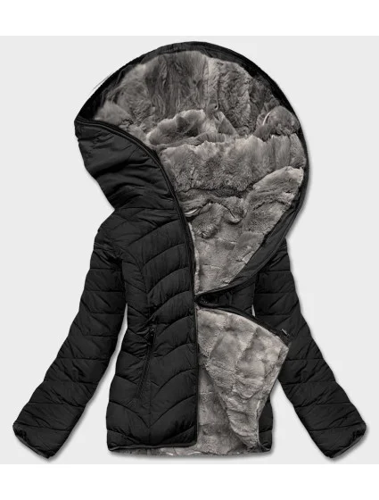 KRÓTKA DWUSTRONNA KURTKA DAMSKA ZIMOWA model 21245196 - LHD