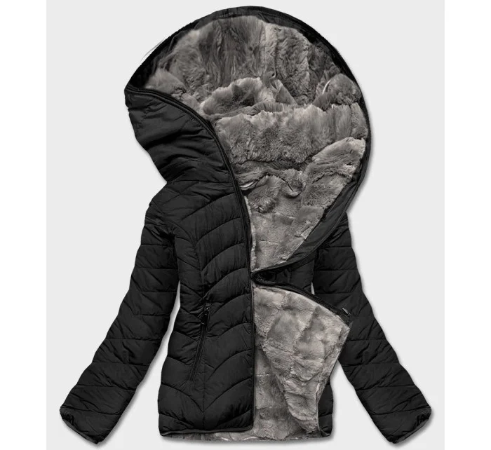 KRÓTKA DWUSTRONNA KURTKA DAMSKA ZIMOWA model 21245196 - LHD