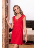 Noční košile Nancy red - ELDAR