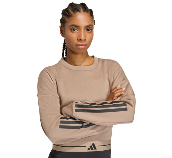 Dámská mikina béžová model 21953670 - ADIDAS Dámská mikina béžová model 21953670 - ADIDAS