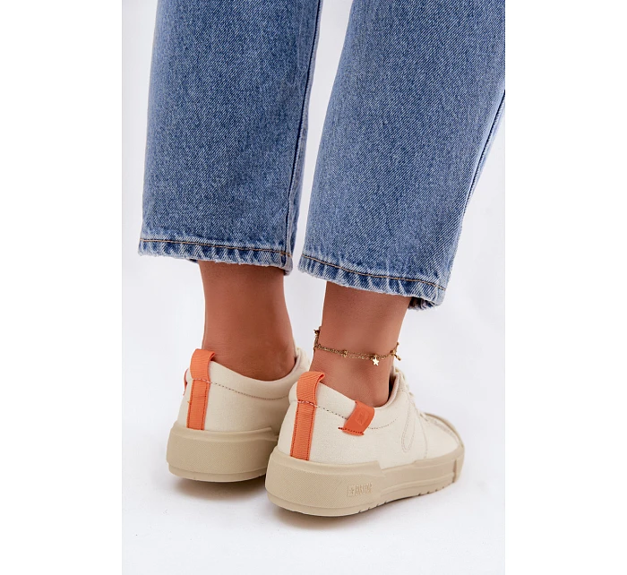 Dámské tenisky Big Star NN274445 Memory Foam System Béžové