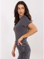 Bluzka model 21789026 grafitowy - FPrice