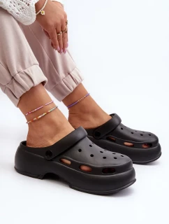 Dámske penové papuče s pevnou podrážkou Black Danollia