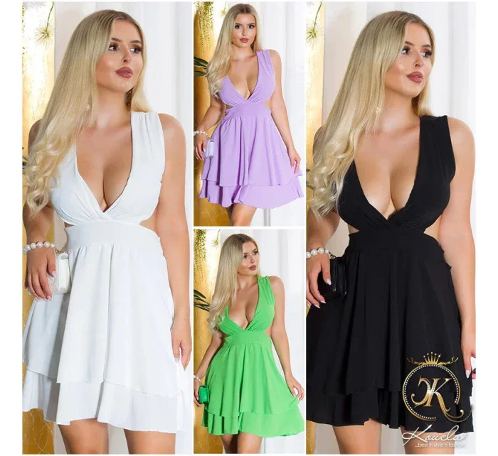 Dámsky sexy overal KOV26245 Light lilac purple - Koucla