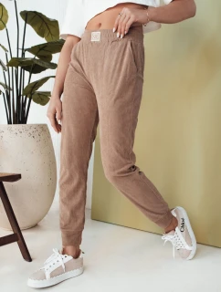 Dámske tepláky BRINAT camel FashionStreet UY2049