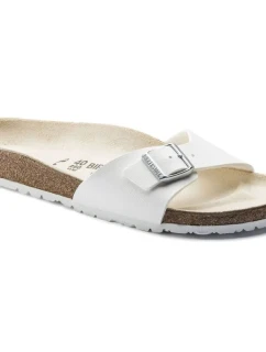Dámske žabky Birkenstock Madrid Birko-Flor White regular wide (0040731)