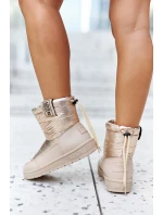 Damskie Śniegowce Big Star II274121 Beżowe