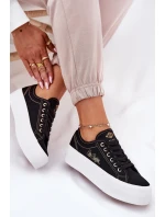 Dámské textilní tenisky na platformě model 21693274 černé - Lee Cooper