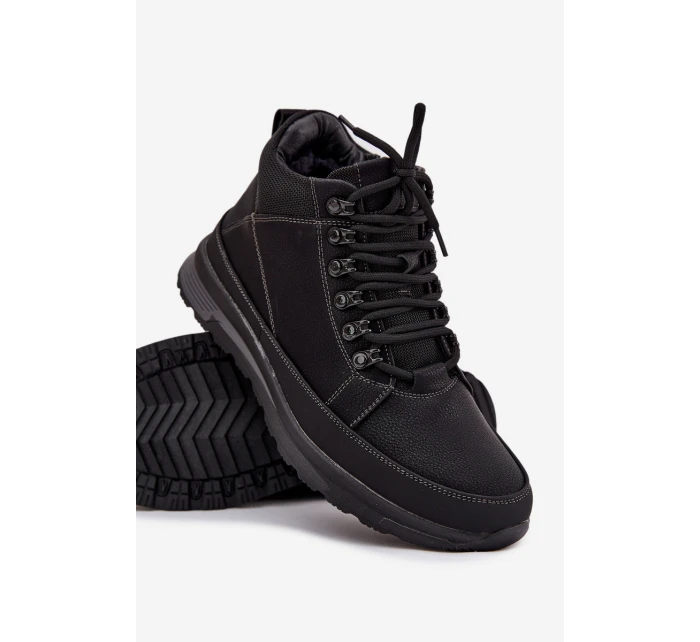 Pánské turistické boty s Černé model 21712176 - EVENTO