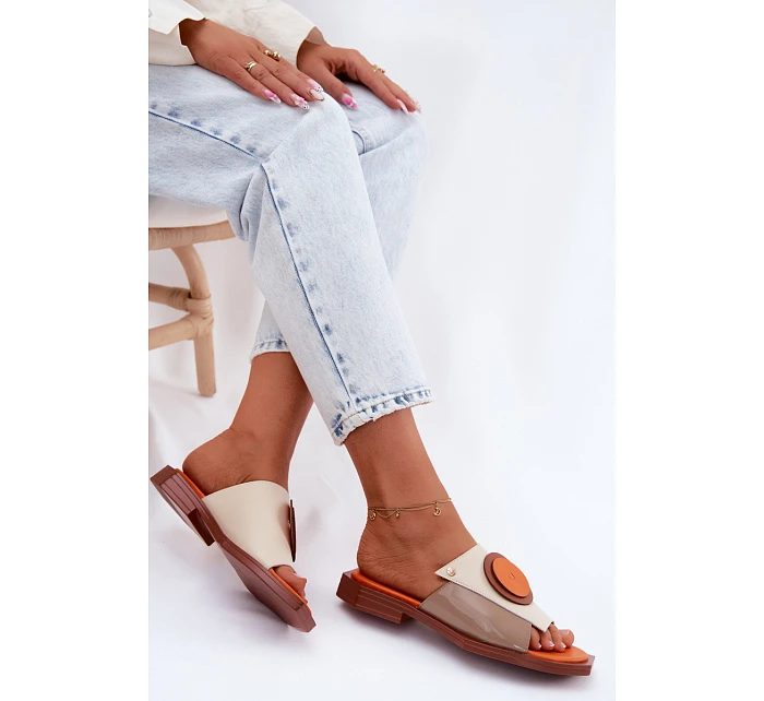 Kožené dámské pantofle model 22123058 - Maciejka