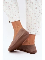 Dámské baleríny Barefoot Taupe Hollin