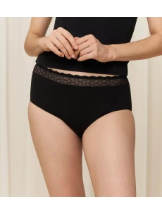 Dámske nohavičky Feel of Modal Midi - BLACK - čierne 0004 - TRIUMPH