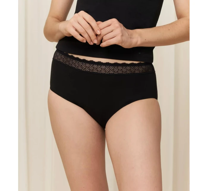 Dámské kalhotky Feel of Modal Midi - BLACK - černé 0004 - TRIUMPH