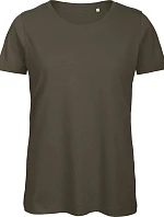 B&C Inspire T /women_° Dámske tričko s strihom Medium Fit z bio bavlny 01.TW43 khaki