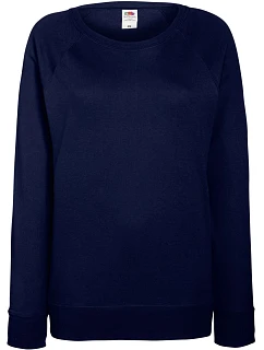 Fruit of the Loom Lady-Fit LW Raglan Sweat Dámska mikina s raglánovými rukávmi 16.2146 tmavomodrá