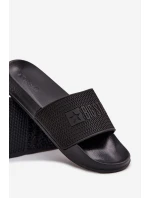 Klapki Męskie Na Piankowej Podeszwie Big Star SS174356 Czarne