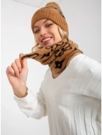 Tunelový šál AT KM CM 331 hnedý