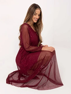 Šaty IT SK 21807.22 bordová