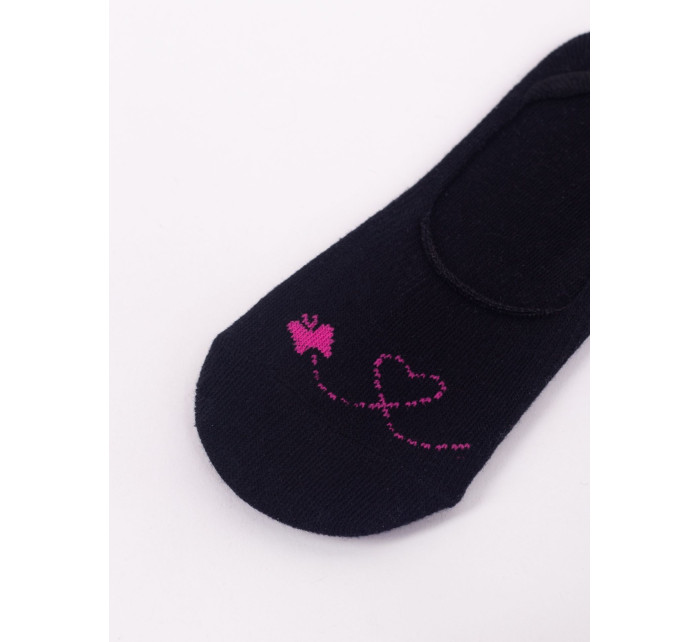 Yoclub Dievčenské členkové ponožky bez vzoru lodičky, 3 balenia SKB-0136G-AA0H Viacfarebné