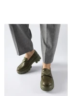 Dámske mokasíny 100-353 Khaki tmavozelená - Solea