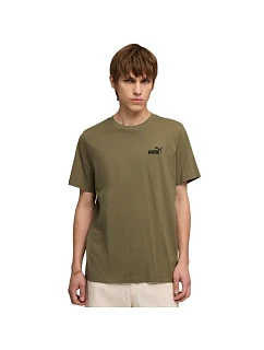 Puma ESS Small No.1 Logo Tee(s) olive 682535 81 pánske